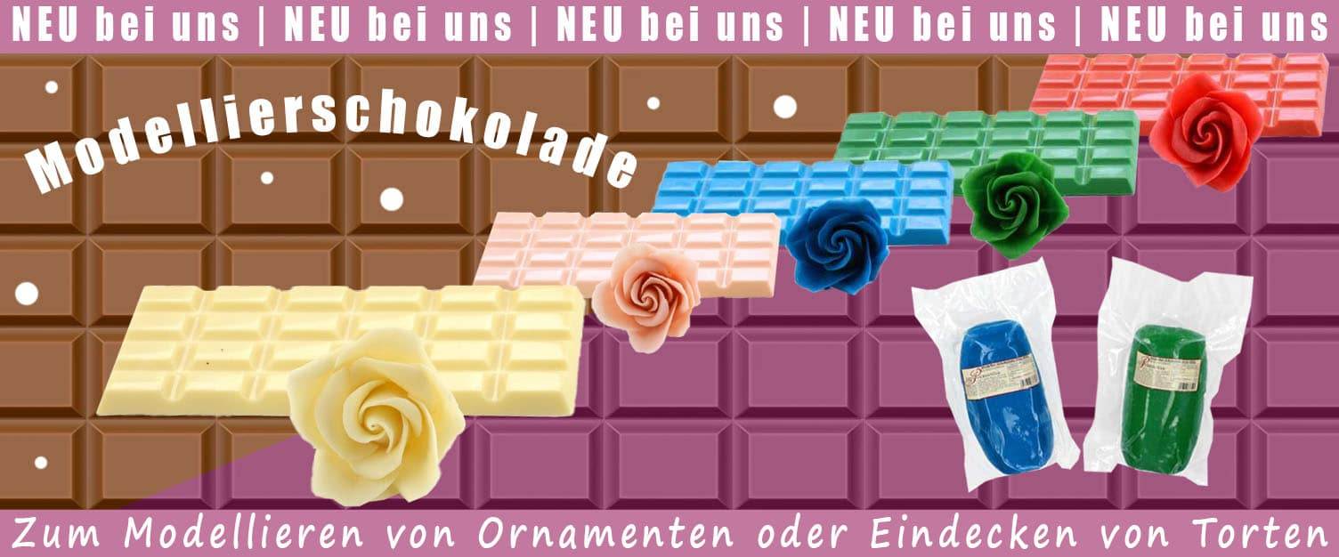 Modellierschokolade mit Text